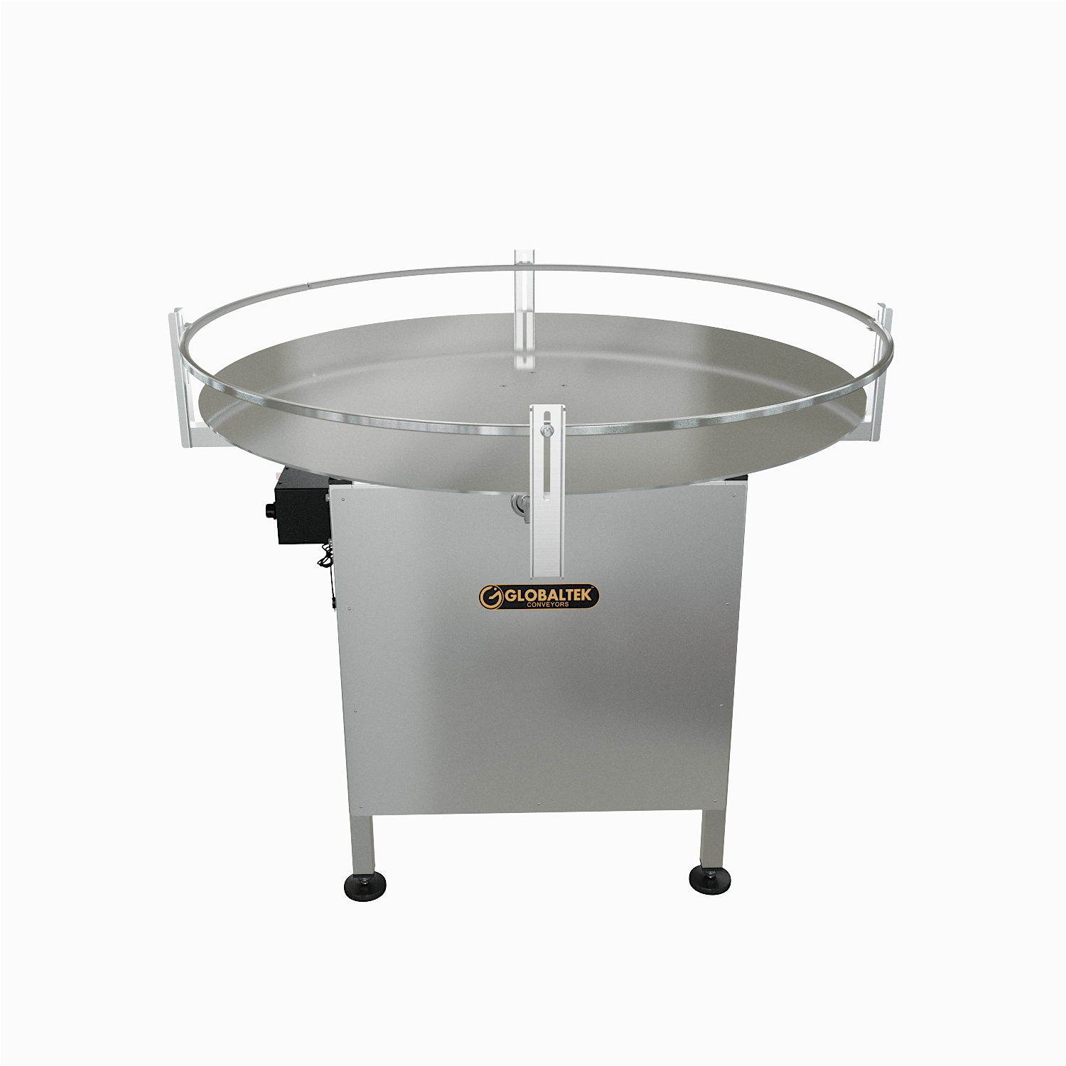 Stainless Steel Enclosed Frame Accumulating Rotary Table GLOBALTEK 36 Dia 