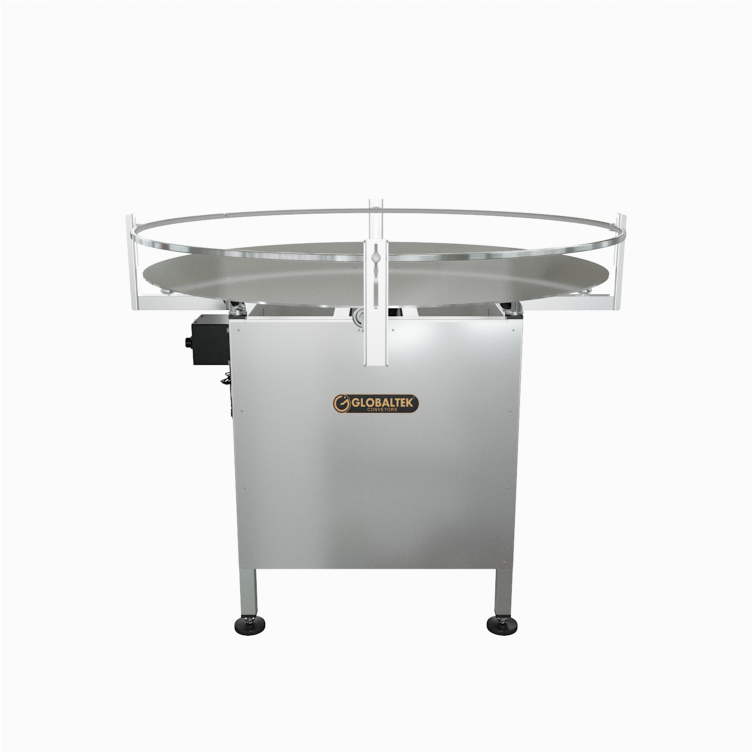 Furex 48" Dia Stainless Steel Accumulating Rotary Table with Unscrambler Unit 