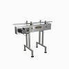 Globaltek Stainless Steel Inline Conveyor with Stainless Steel Belt 4.5 Inches Wide