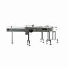 Globaltek Stainless Steel 4' x 4.5" Inline Conveyor with Plastic Table Top Belt & Welded Legs. Model (CON-0445PWN)