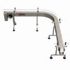 GLOBALTEK® Stainless Steel 90 Degrees L-Shape Conveyor Line System - 7.5 Inches Width