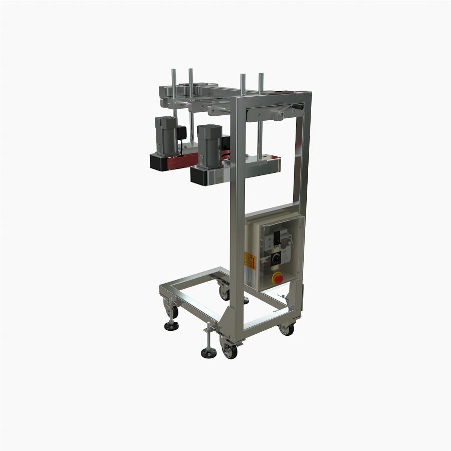 GLOBALTEK® 12” Long Frame-Mounted Bottomless Transfer Conveyor ⚡