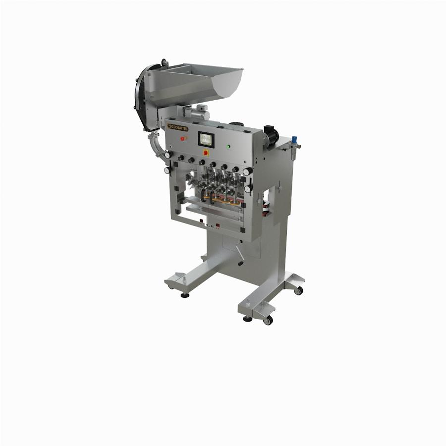 GlobalTek® Cap-It Automatic Inline Spindle Capper with Upright Feeder