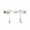 Globaltek Stainless Steel Raised Bed Sanitary Conveyor with Plastic Belt 4.5 Inches Wide