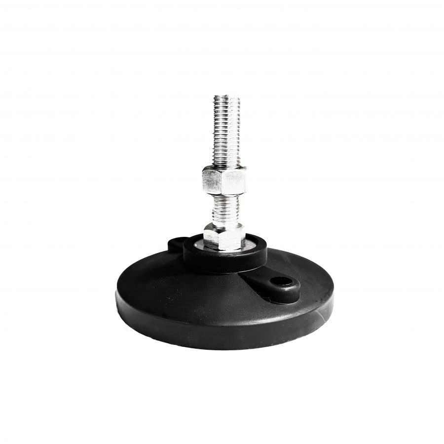 GLOBALTEK® Large Fixed Leveling Pad - 3" Thread Stem ⚡