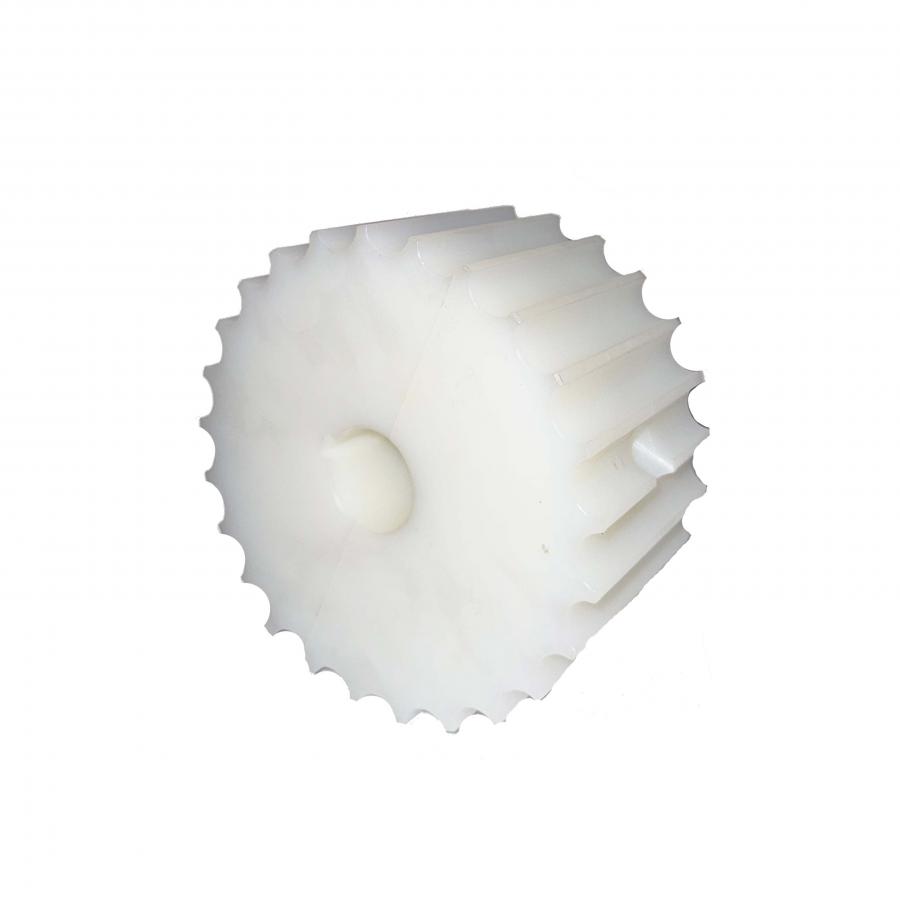 GLOBALTEK® White Plastic Sprocket 1.18" Bore For 12" Wide Inline Conveyors