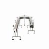 GLOBALTEK® Stainless Steel 180 Degrees U-Shape Conveyor Line System - 7.5 Inches Width